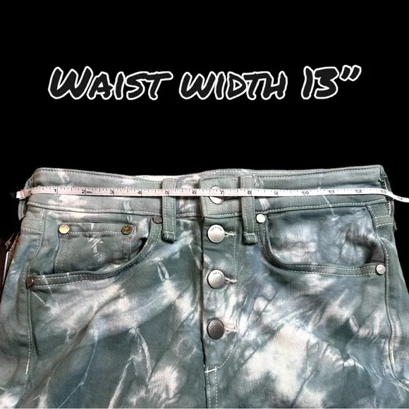 🎉HP!🎉 Orig. NWT White High Rise Ankle Skinny now in Sage design. Size 26 - Picture 6 of 12